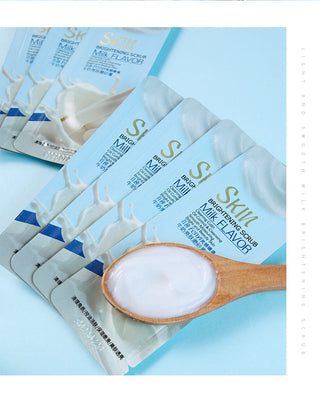 NEW Strawberry Peach Shea Butter Milk Exfoliating Peeling Gel Body Scrub Moisturizing Whitening Nourishing Scrub SkinCare Cream ALODIA STORE