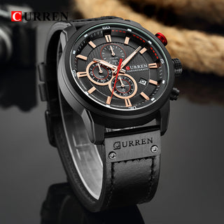 CURREN Fashion Date Quartz Men Watches Top Brand Luxury Male Clock Chronograph Sport Mens Wrist Watch Hodinky Relogio Masculino ALODIA STORE