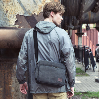 Man Canvas Messenger Bag High Quality Handbag Crossbody Bags Multifunction Tote Casual Bolsa Top-handle Male Shoulder Bags ALODIA STORE