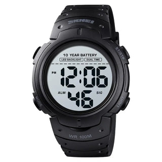 SKMEI Outdoor Sport Watch 100M Waterproof Digital Watch Men Fashion Led Light Stopwatch Wrist Watch Men's Clock Reloj Hombre ALODIA STORE