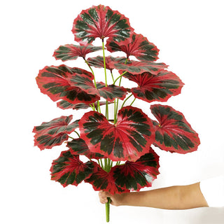 75cm 24Fork Fake Plants Large Artificial Monstera Tree Branch Plastic Tropical Palm False Turtle Leaf For Home Garden Room Decor ALODIA STORE
