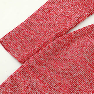 YuooMuoo Ins Fashion Shining V Neck Knitted Dress Women ALODIA STORE