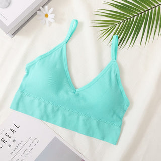Women Sexy Crop Tops Tube Top Female Streetwear Sleeveless Camis Seamless Sports Lingerie Tee Bra Crop Top Bandeau Top Tank ALODIA STORE