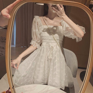 Fairy Dress Lace Chiffon Japan Style Kawaii Elegant Vintage Dress ALODIA STORE