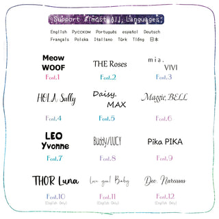 Personalized Pet Cat Dog ID Tag Collar Accessories MW001 Custom Engraved Necklace Chain Charm Supplies For Dog Tag Name Products ALODIA STORE