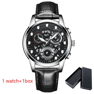 Watch Men Skeleton Automatic quartz Watch Gold Skeleton Vintage Man Watchwrist watches for men ALODIA STORE