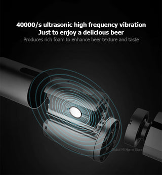 Portable Electric Beer Dispensers 40000 Times/s Ultrasonic Vibration Special Purpose For Bottled &amp; Canned Beer Foam Machine ALODIA STORE