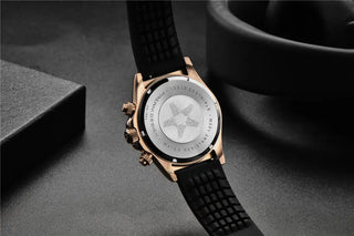 PAGANI DESIGN Top Brand New Men Quartz Wristwatch Luxury Sapphire Glass Sports Watch Rubber Strap Chronograph Watch Men Relogio ALODIA STORE