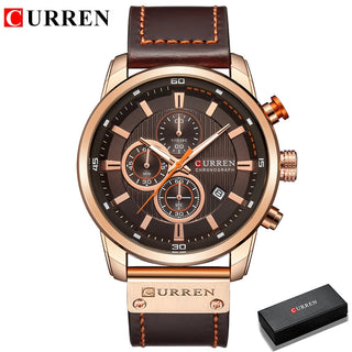 CURREN Fashion Date Quartz Men Watches Top Brand Luxury Male Clock Chronograph Sport Mens Wrist Watch Hodinky Relogio Masculino ALODIA STORE