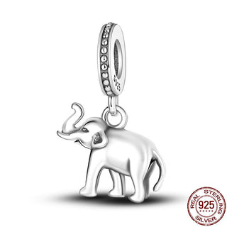 925 Sterling Silver Heart Shaped Charm Bead Fits Original Pandora Bracelet Necklace Women Chameleon Pendant DIY Fine Jewelry Hot ALODIA STORE