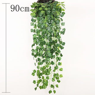50-105CM Artificial Hanging Flower Plant Fake Vine Willow Rattan Flower Artificial Hanging Plant For Home Garden Wall Decoration ALODIA STORE