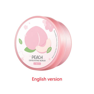 90g Honey Peach Exfoliating Scrub For Winter Deep Cleaning Whitening Exfoliating Pores Moisturizing Body Brightening Scrub Face ALODIA STORE