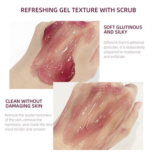 Body Scrub Exfoliators Cream Facial Dead Skin Remove Deep Cleaning Moisturizing Bath Scrub Blackberry Whitening Skin Care Tools ALODIA STORE