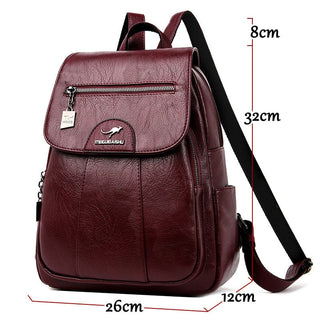 Women Leather Backpacks ALODIA STORE