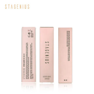 STAGENIUS Lipgloss Waterproof Long-lasting 8 Shades Mirro Glass Non Stick Shimmer Glitter Gloss Lip Tint Makeup ALODIA STORE