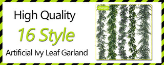 240cm Green Silk Artificial Hanging Ivy Leaf Garland Plants Vine Grape Leaves 1Pcs Home Bathroom Decoration Garden Party Decor ALODIA STORE