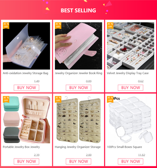 Anti-oxidation Jewelry Storage Bag Desktop Drawer Organizer Transparent Necklace Bracelet Ring Holder Jewelry Organizer Boxes ALODIA STORE