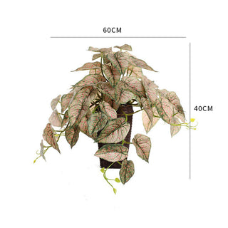 1PC Artificial Plants Green Turtle Leaves Simulation Turtle Back Leaf Tropical Wedding Party Table Living Room Home Garden Decor ALODIA STORE
