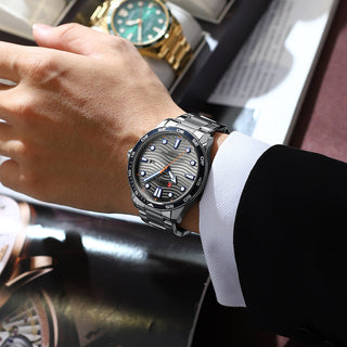 2022 New CURREN Luxury Brand Men Sport Watches Men Quartz Watch Stainless Steel Men Fashion Casual Wrist Watch Relogio Masculino ALODIA STORE