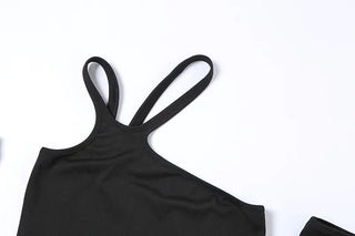 Autumn Fashion Casual Slim Solid Removable Sleeves Halter T Shirt For Women New Streetwear Wild Basic Female Top Hot ALODIA STORE