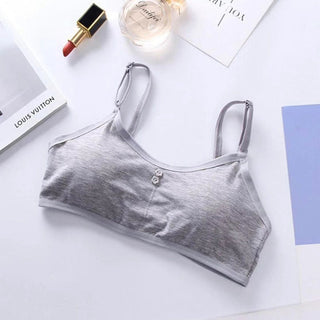 5PcLlot Young Girls Bra Cotton Training Bra Teenagers Lingerie Underwear 8-14Years ALODIA STORE
