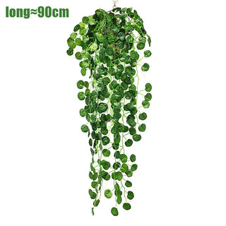 Artificial Plant Persian Fern Leaves Vines Room Home Garden Decoration Accessories Wedding Party Wall Hanging Balcony Decoration ALODIA STORE
