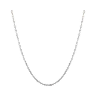 2022 Popular Silver Colour Sparkling Clavicle Chain Choker Necklace Collar For Women Fine Jewelry Wedding Party Birthday Gift ALODIA STORE