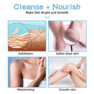 Handmade Whipped Bath Soap Clean Moisturizing Body Wash Soften Shave Cream Fruity Scent Foaming Shea Butter Rainbow Scrub 200g ALODIA STORE