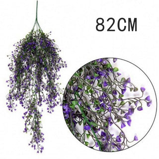 Artificial Plant Persian Fern Leaves Vines Room Home Garden Decoration Accessories Wedding Party Wall Hanging Balcony Decoration ALODIA STORE