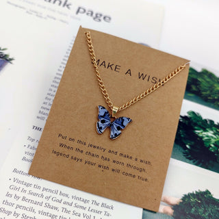 Luxury Necklace for Women Butterfly Necklace Shiny Double Chain Clavicle Pendant Anniversary Gift Jewelry Necklaces for Women ALODIA STORE