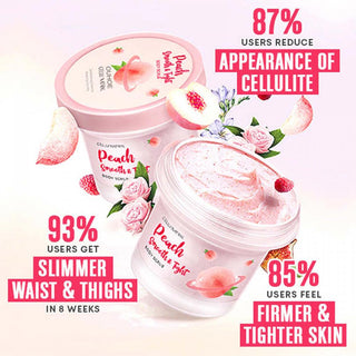100g Peach Body Whitening Scrub Deep Cleansing Dead Skin Removal Moisturizing Melanin Exfoliators Body Scrub Skin Care TSLM1 ALODIA STORE