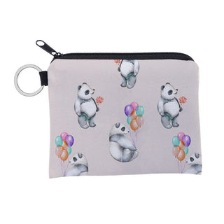 Cute dinosa printing waterproof Purse Card Key Pouch Small Zipper Coin Purse Card ALODIA STORE