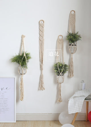 Big Macrame Hanging Planter Hanging Pot Plant Pot Macrame Plant Hangers Air Plant Holder Plant Hanging Decoration ALODIA STORE