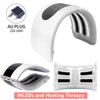 2 IN 1 Foldable 7 Color LED Photon 30-60℃ Heating Threapy Face&Body Mask ALODIA STORE