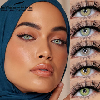 EYESHARE 1 Pair Colored Contact Lenses Natural Look Gray Eye Lenses Brown Contact Blue Lenses Fast Delivery Green Eye Lenses Alodia Store