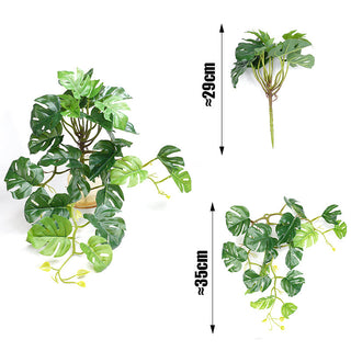1PC Artificial Plants Green Turtle Leaves Simulation Turtle Back Leaf Tropical Wedding Party Table Living Room Home Garden Decor ALODIA STORE