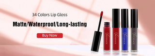 QIBEST Liquid Lipstick Waterproof Lip Gloss 34 Colors Matte Lipstick Long lasting Lipgloss Cosmetics Lips Makeup Nude Maquiagem - Alodia Store