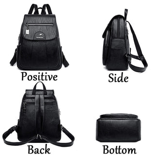Women Leather Backpacks ALODIA STORE