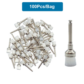 100pcs/box Dental Materials Prophy Brush different Color ALODIA STORE