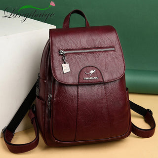 Women Leather Backpacks ALODIA STORE