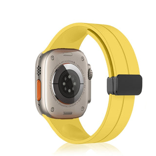 Magnetic Strap For Apple watch ultra band 44mm 45mm 49mm 40mm 41mm 42mm 38mm 45 mm Silicone Bracelet iWatch Series 7 8 se 6 5 3 ALODIA STORE