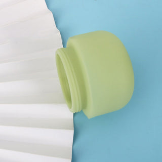 250g PE Turquoise Matte Cream Cans Plush Material Face Cream Hair Mask Scrub Bottle Hair Film Body Cream Jars Travel Accessories ALODIA STORE