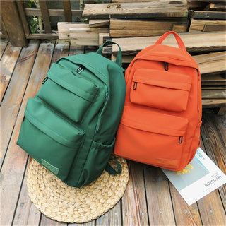 Students Waterproof Nylon Backpack for Women Multi Pocket Travel Backpacks Female School Bag for Teenage Girls Back To School ALODIA STORE