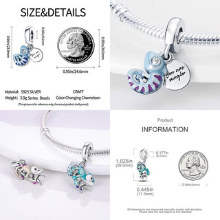 925 Sterling Silver Heart Shaped Charm Bead Fits Original Pandora Bracelet Necklace Women Chameleon Pendant DIY Fine Jewelry Hot ALODIA STORE