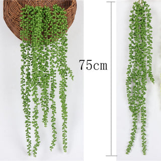 50-105CM Artificial Hanging Flower Plant Fake Vine Willow Rattan Flower Artificial Hanging Plant For Home Garden Wall Decoration ALODIA STORE