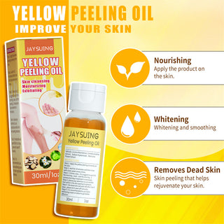 30ml Exfoliating Yellow Skin Oil Bleaching Dark Skin Removing Arms Knees Melanin Moisturizing Skin Whitening Beauty Skin Care ALODIA STORE