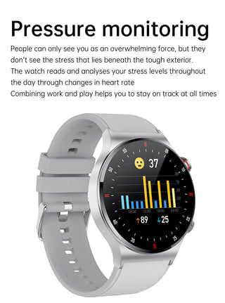 LIGE ECG+PPG Bluetooth Call Smart Watch Men 2022 Sports Bracelet NFC Waterproof Custom Watch Face Men SmartWatch For IOS Android ALODIA STORE