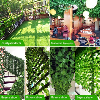 2.1M Artificial Plant Green Ivy Leaf ALODIA STORE