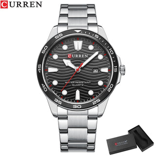 2022 New CURREN Luxury Brand Men Sport Watches Men Quartz Watch Stainless Steel Men Fashion Casual Wrist Watch Relogio Masculino ALODIA STORE