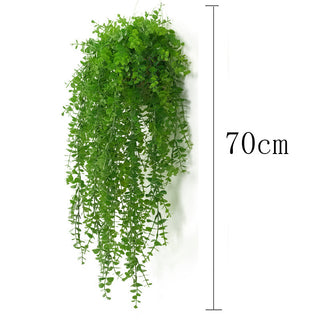 76cm Artificial Green Plants Hanging Ivy Leaves Radish Seaweed Grape Fake Flowers Vine Home Garden Wall Party Decoration ALODIA STORE